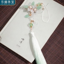古风禁步汉服流苏腰佩手工百搭少女压裙配饰品古装长流苏挂坠腰饰 A866-1幽梦 禁步单个B00-102